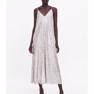 NWT Zara Sequin Dress